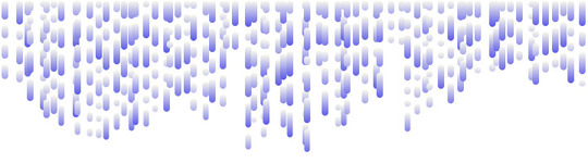 Same series of vertical threads, with drops rendered as thick vertical strokes.